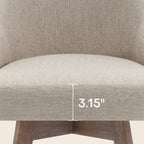Luna Brown Swivel Counter Stool