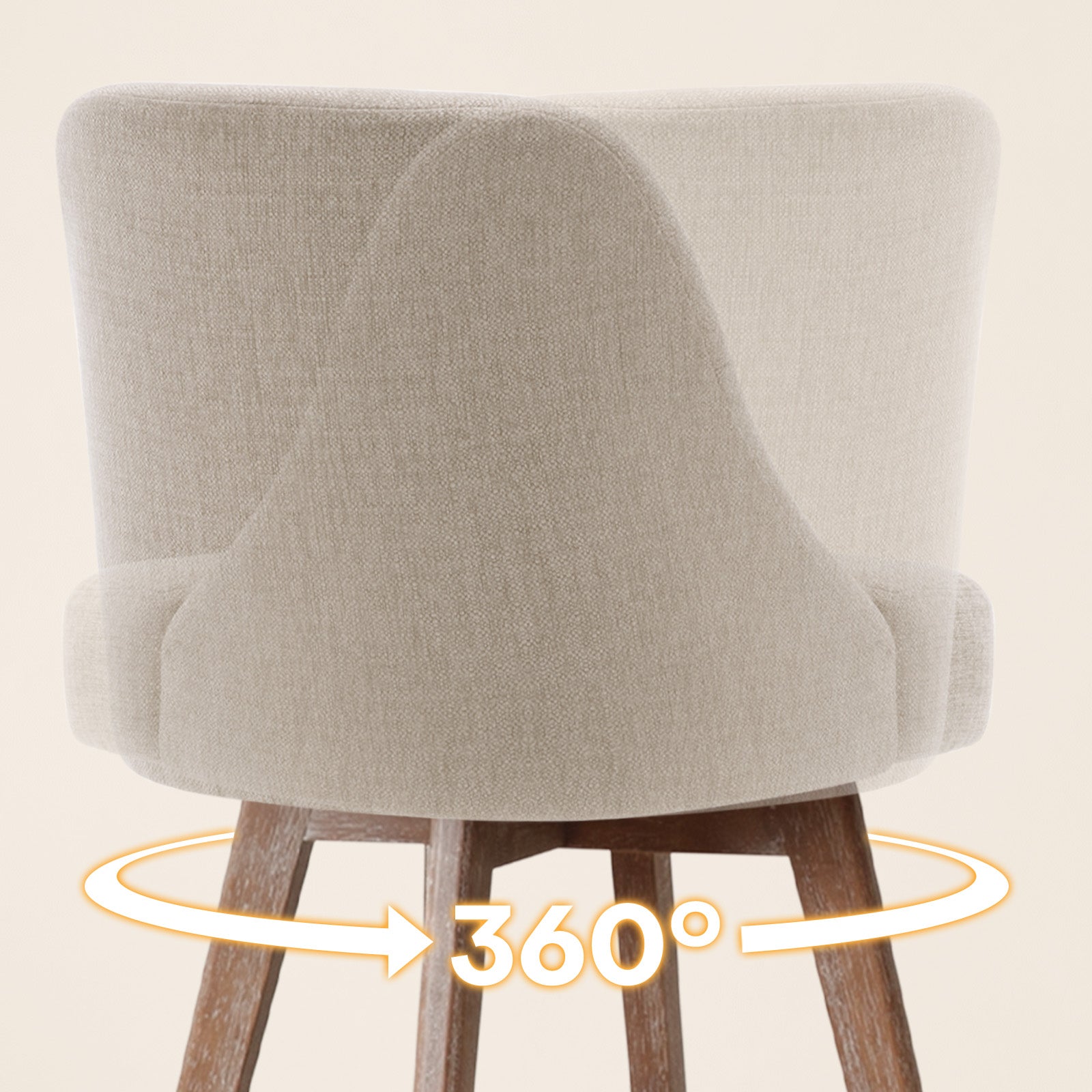 Luna Brown Swivel Counter Stool