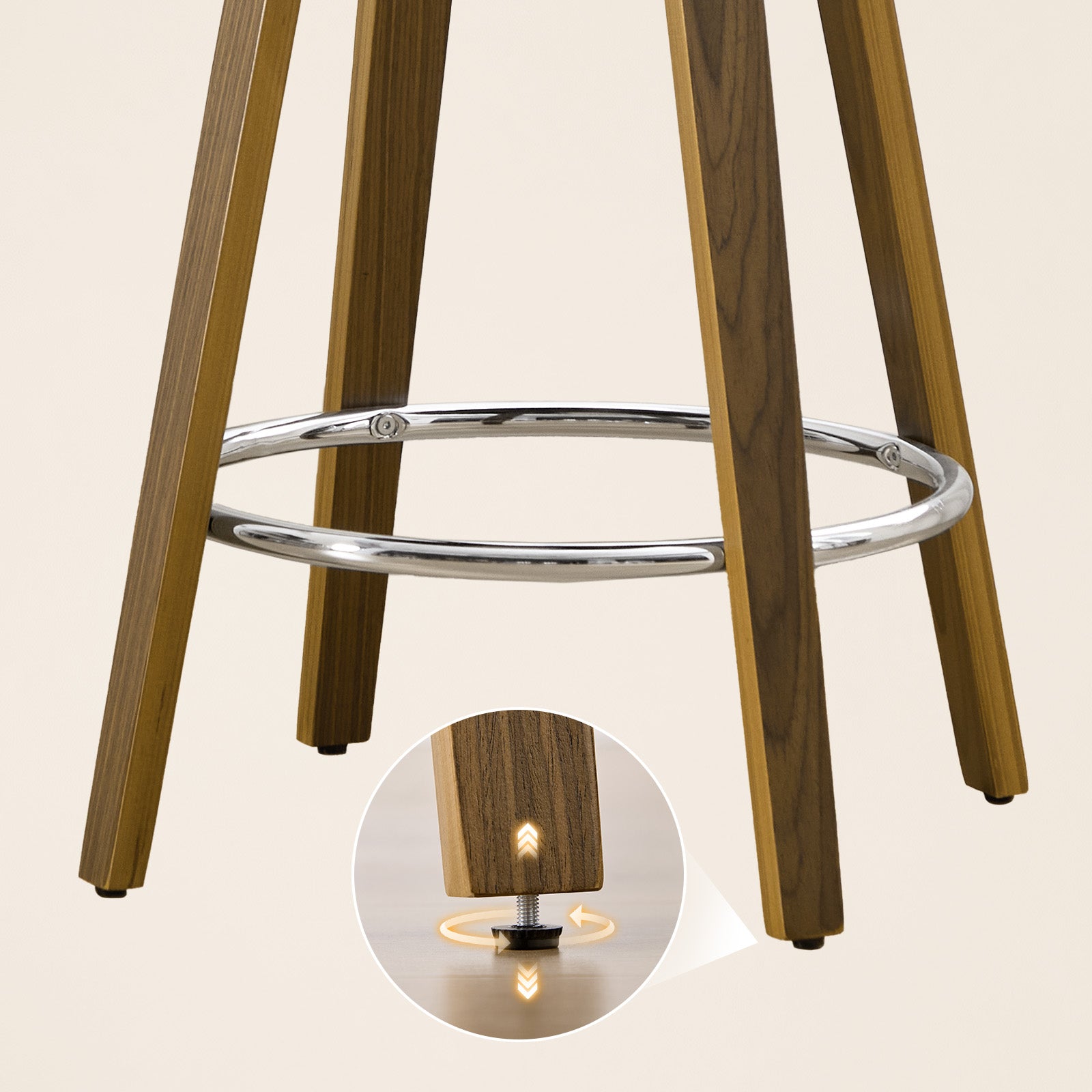 Apex Green Swivel Rattan Bar Stool
