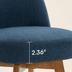 Velo Blue Swivel Counter Stool