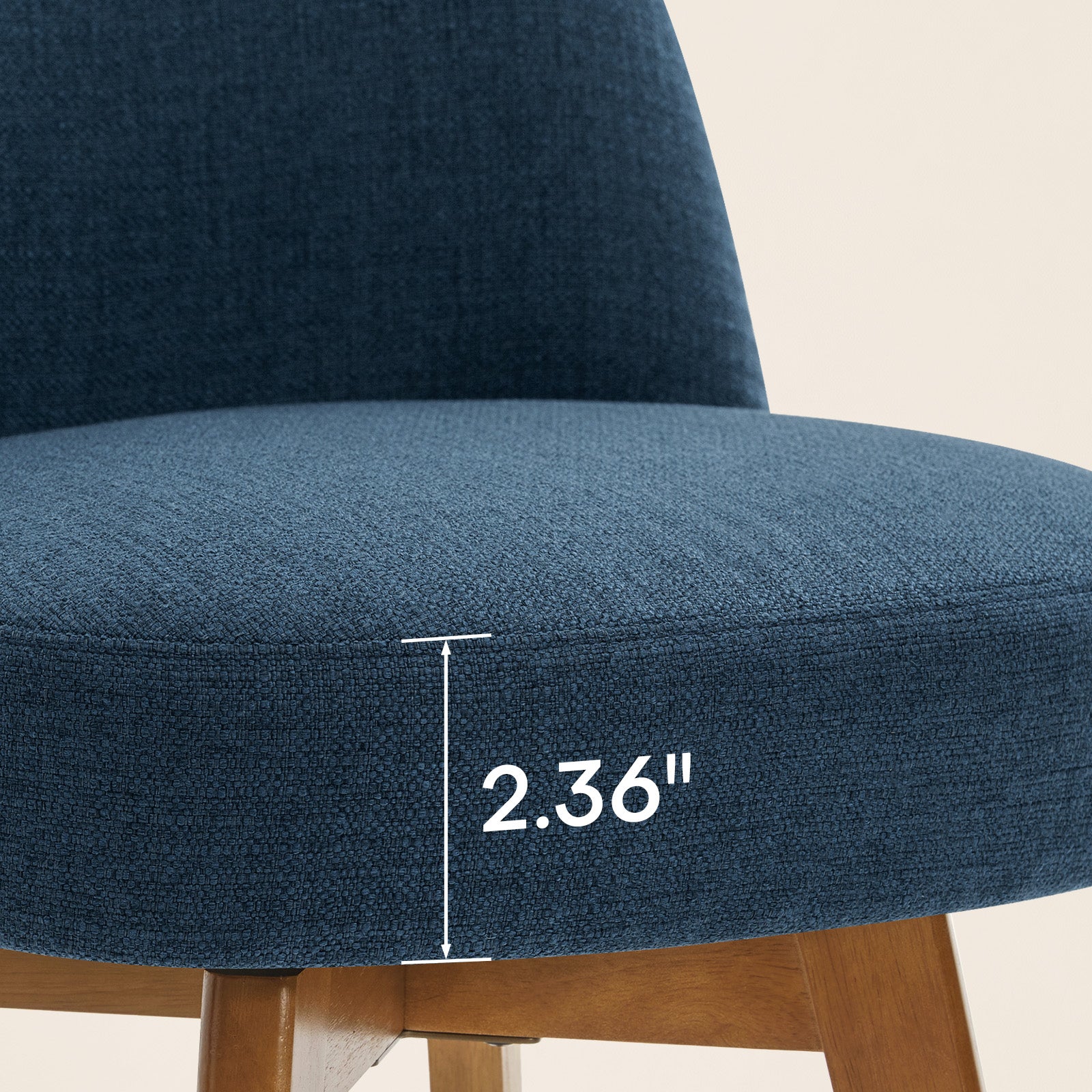 Velo Blue Swivel Counter Stool