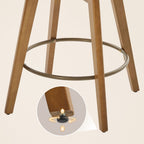 Velo Blue Swivel Counter Stool
