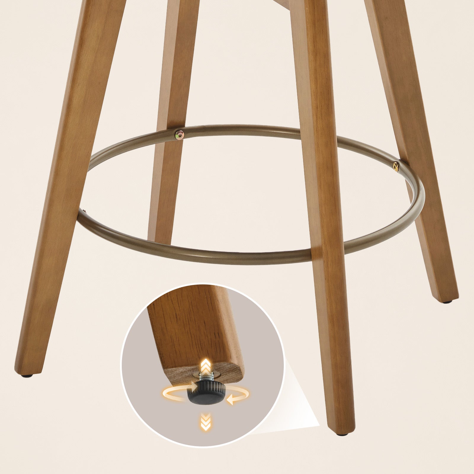 Velo Blue Swivel Counter Stool
