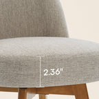 Velo Beige Swivel Counter Stool